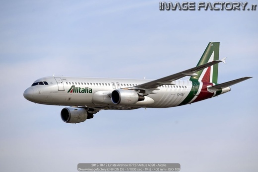 2019-10-12 Linate Airshow 07727 Airbus A320 - Alitalia